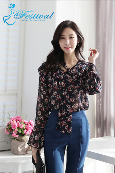 Mix áo sơ mi họa tiết - Ảnh 3 - Thời trang công sở