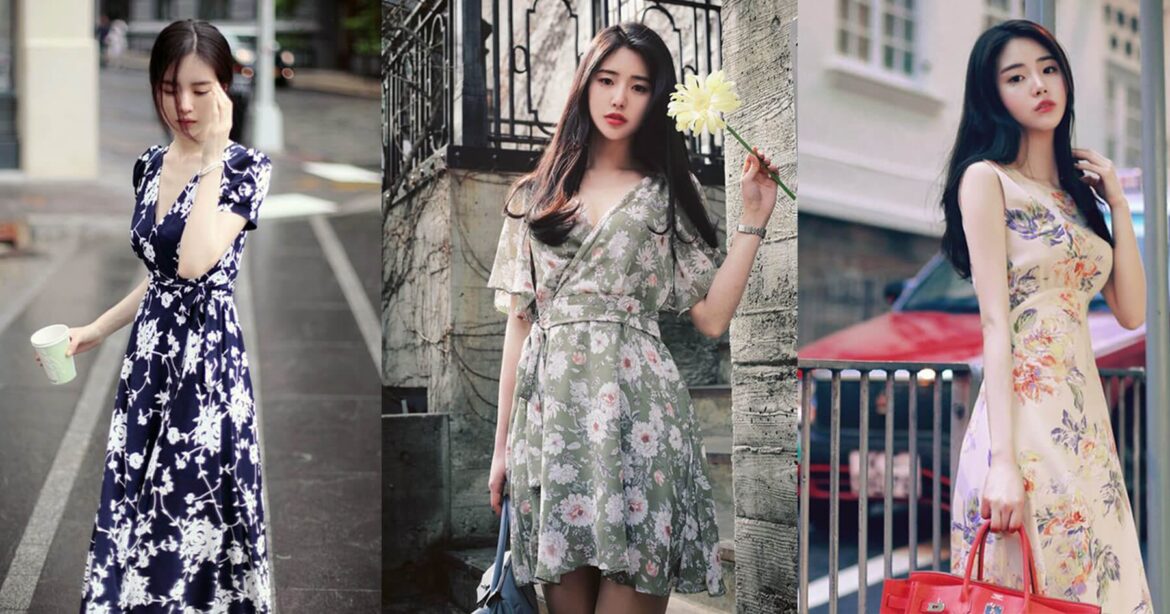 Những kiểu váy hoa khiến nàng công sở lãng mạn trong mùa thu