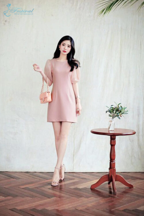 Những kiểu váy hồng nữ tính, ngọt ngào cho phái đẹp - Ảnh 5