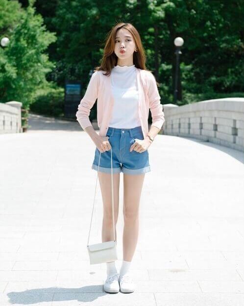 Áo khoác cardigan - 15 cách phối đồ cho người lùn mập trở nên'THON GỌN'