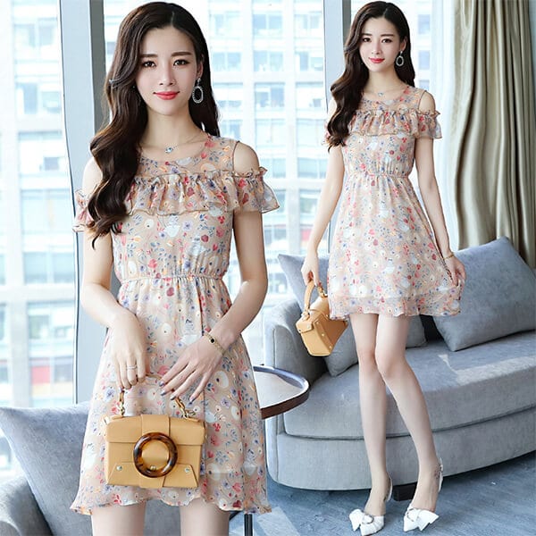 Váy voan hàn quốc đẹp - Ảnh 1