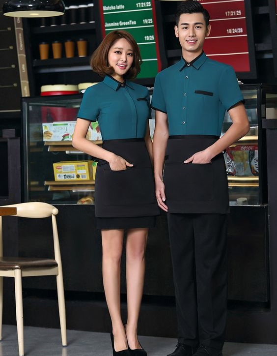Đồng phục nhân viên cafe - Mẫu 1