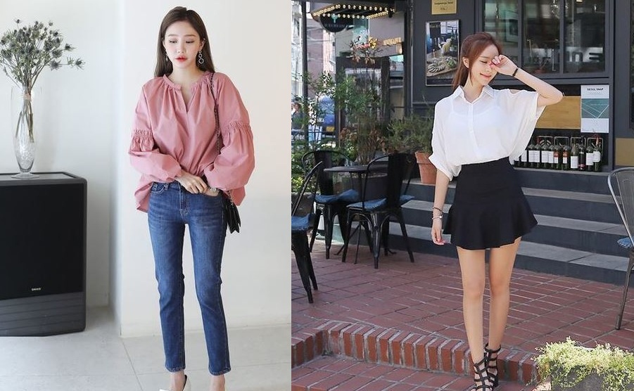 36+ Kiểu áo sơ mi nữ dễ thương diện nơi công sở, đi học, đi làm...
