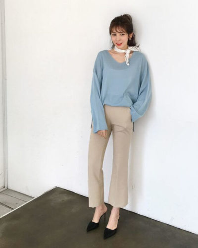 Sành điệu cùng quần tây và áo sơ mi