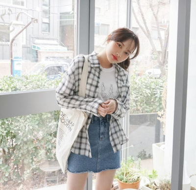 Style ăn gian chiều cao tận dụng lợi thế sơ mi oversize mang lại