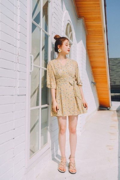 Diện váy hoa nhẹ nhàng mà xinh ngất ngây!!