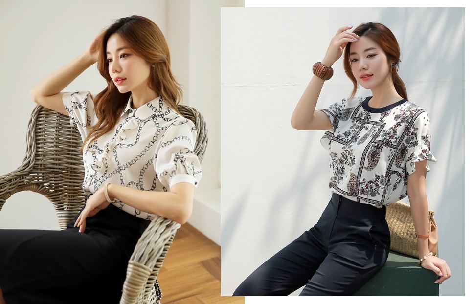 Mẹo chọn sơ mi họa tiết để luôn sang trọng và trẻ trung cho nàng công sở