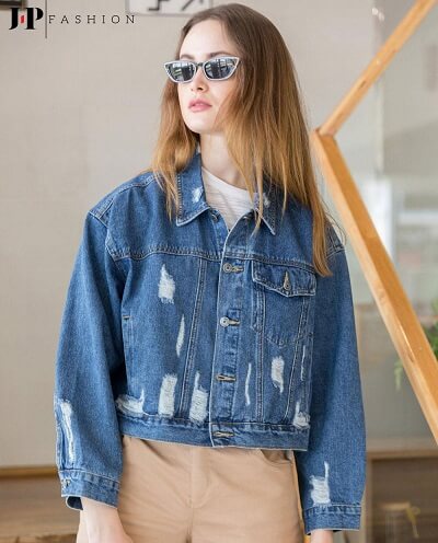 Bụi bặm với chiếc áo khoác jeans